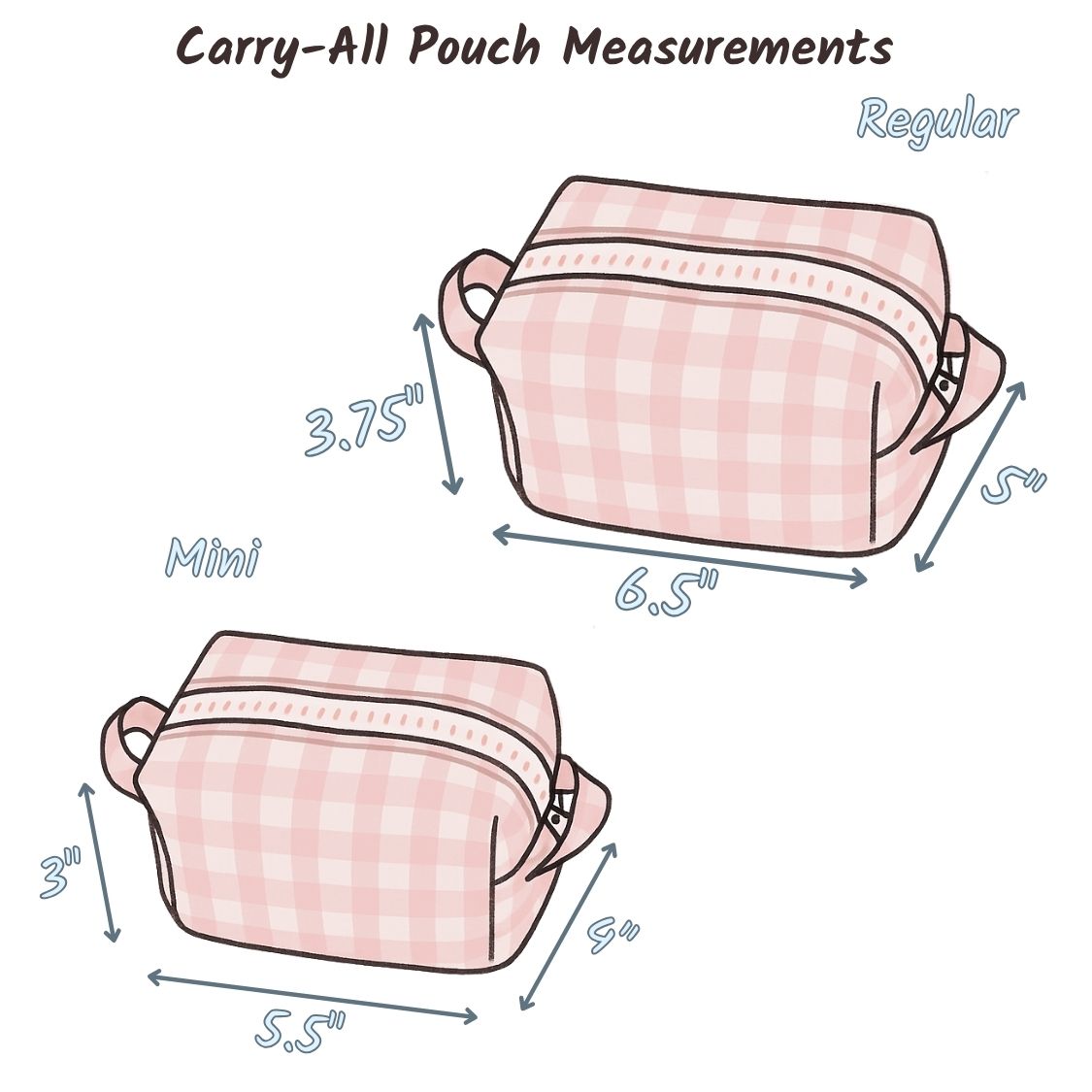 Cool Girl Plaid π Carry-All Pouch