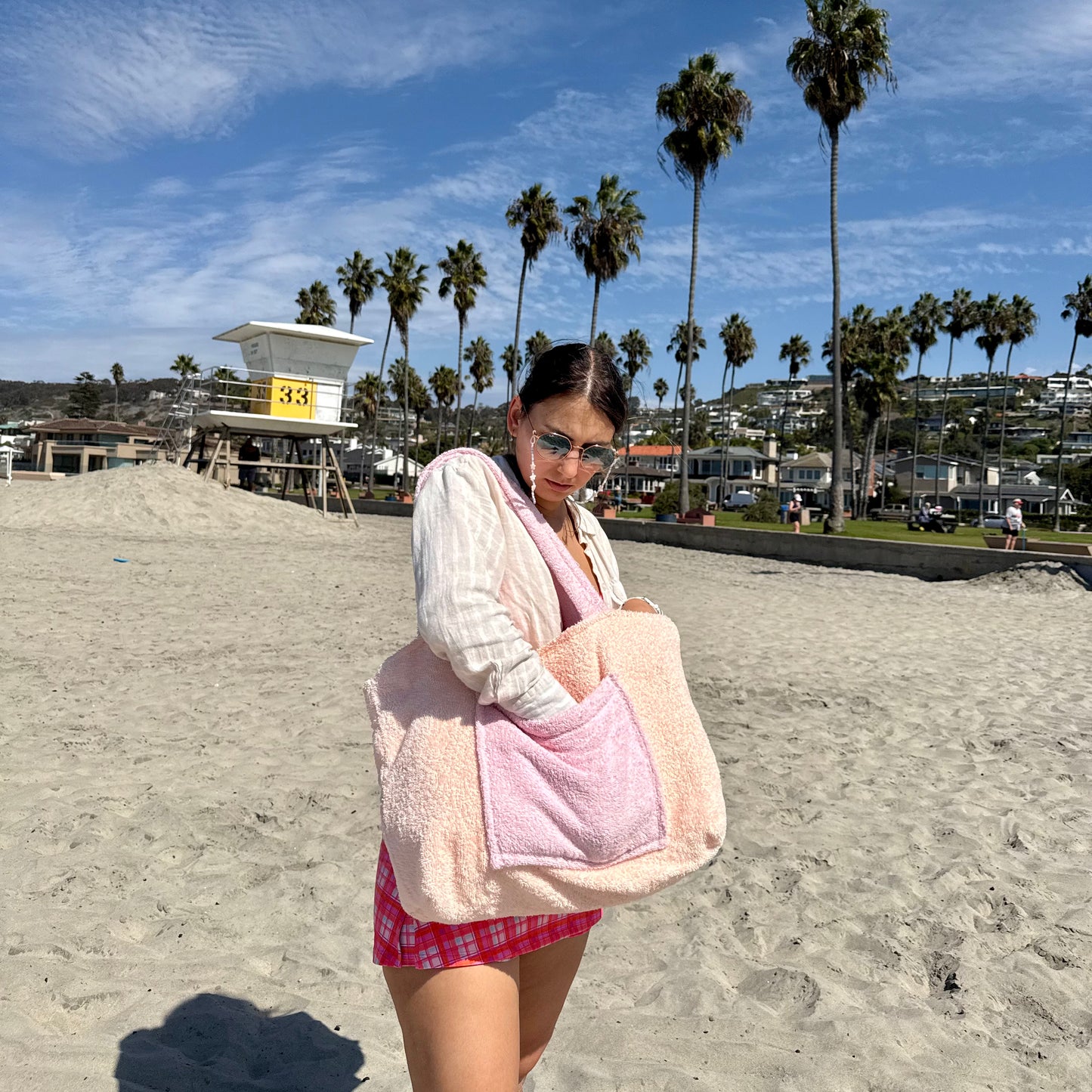 Terry Beach Bag 👙 Extra Large Tote Bag