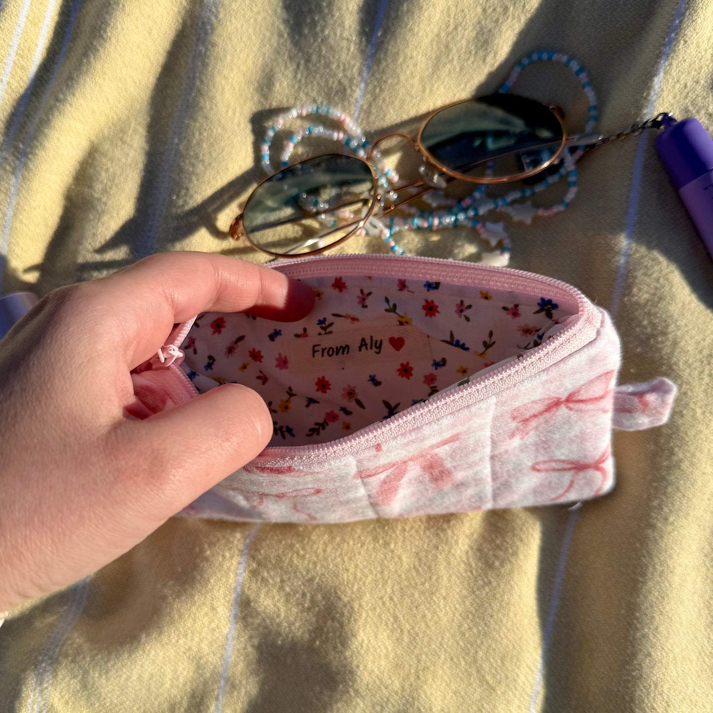 Pink on Pink on Pink! 🎀 Flannel Glasses Pouch