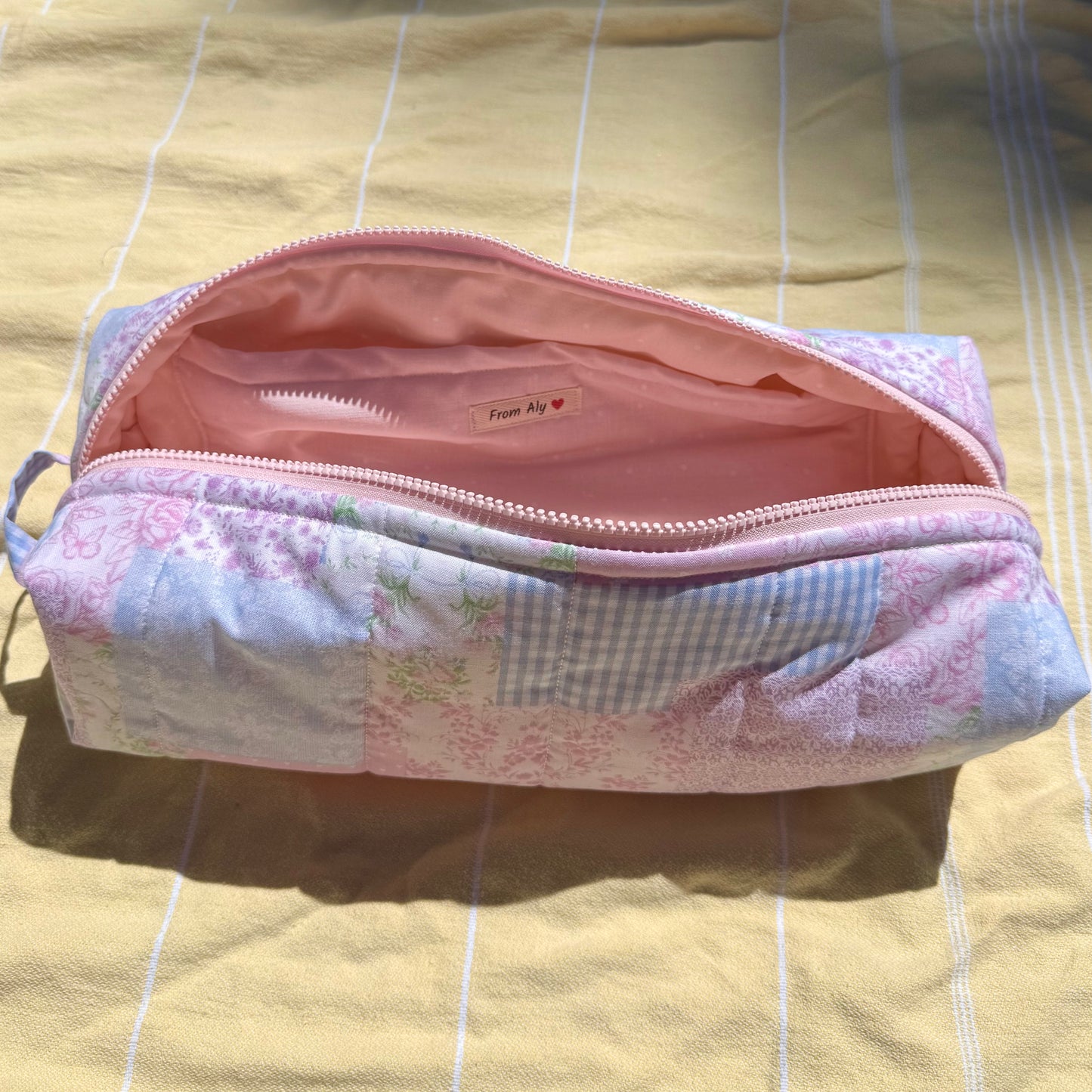 Cutesy Patchwork 🎀 Hair Tool Bag