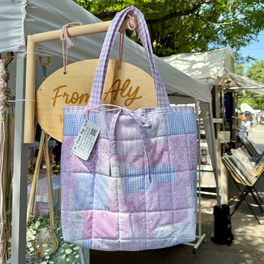 Dreamy Patchwork π Tote Bag