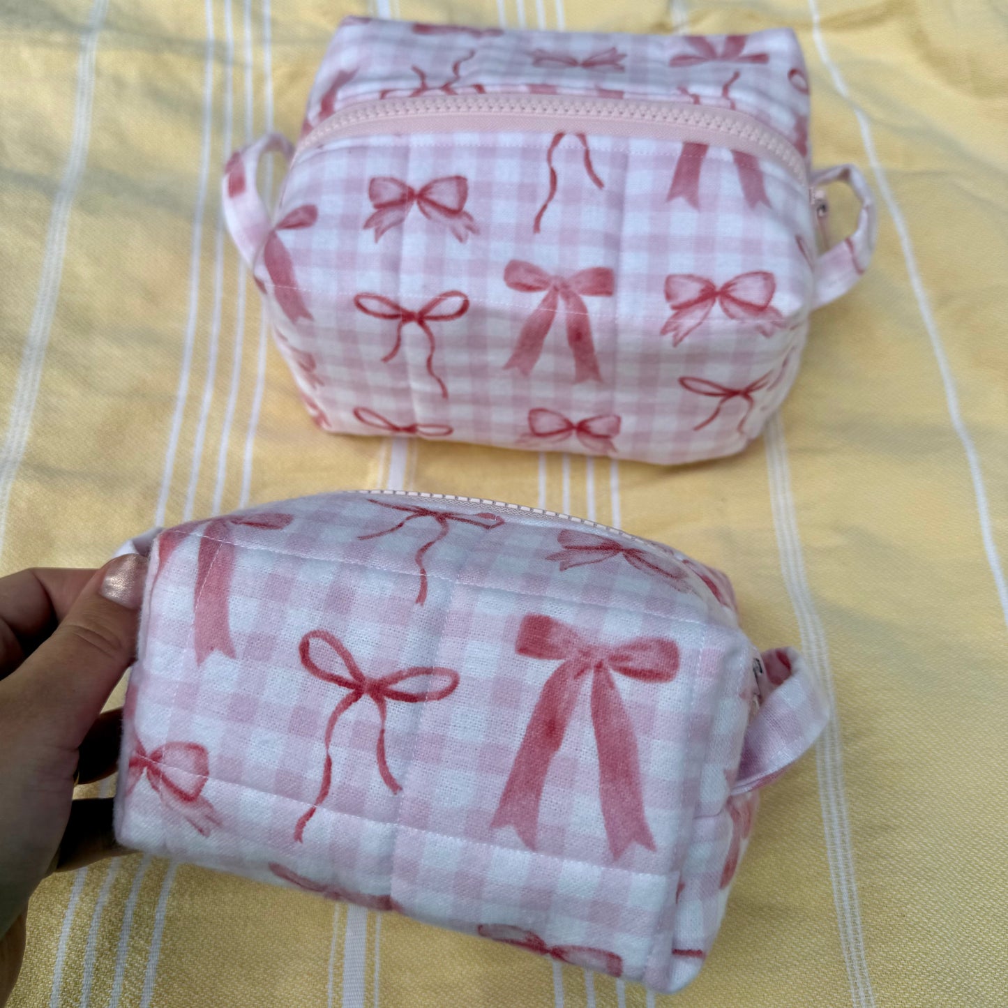 Pink on Pink on Pink! Flannel Carry-All Pouch 🎀