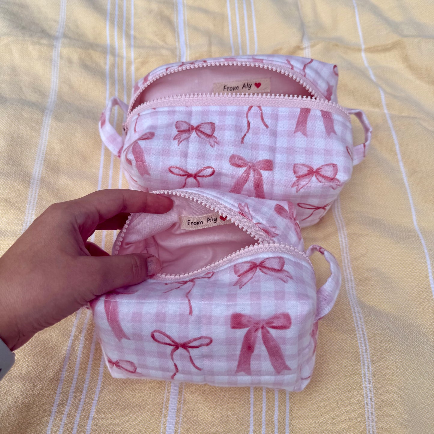 Pink on Pink on Pink! Flannel Carry-All Pouch 🎀