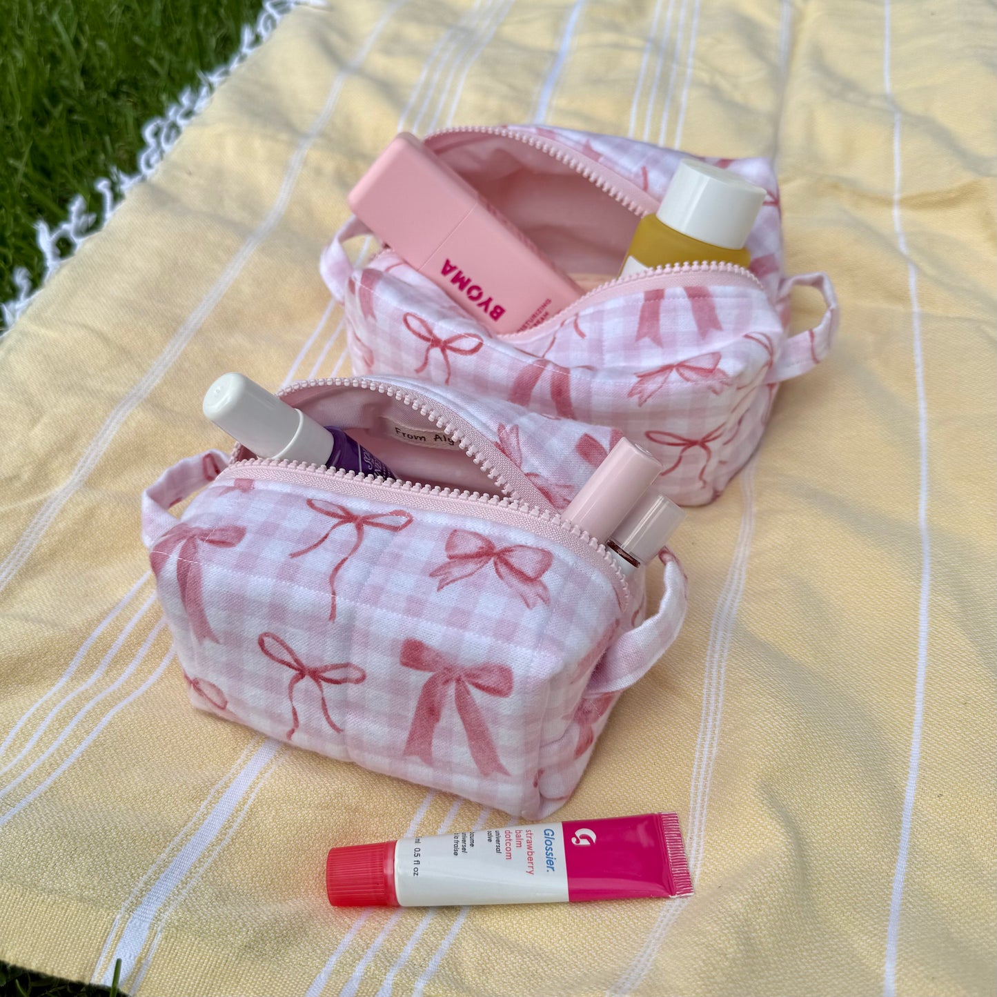 Pink on Pink on Pink! Flannel Carry-All Pouch 🎀