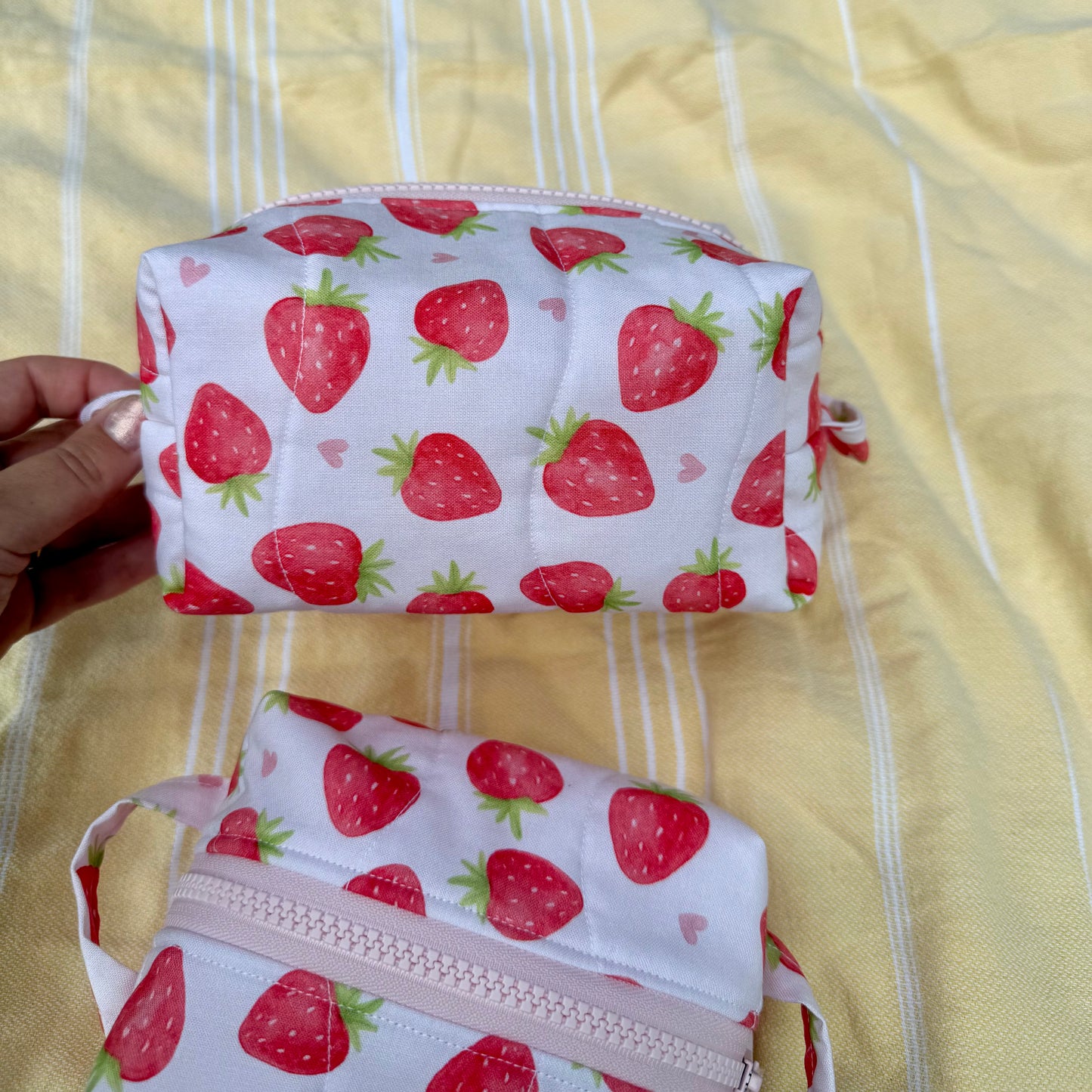 Strawberry Love 🍓 Carry-All Pouch