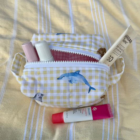 Monterey Animals 🦦 Mini Carry-All Pouch