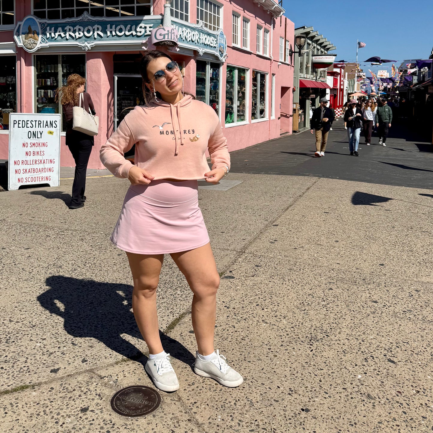 Monterey CA 🦦 Womens Hoodie