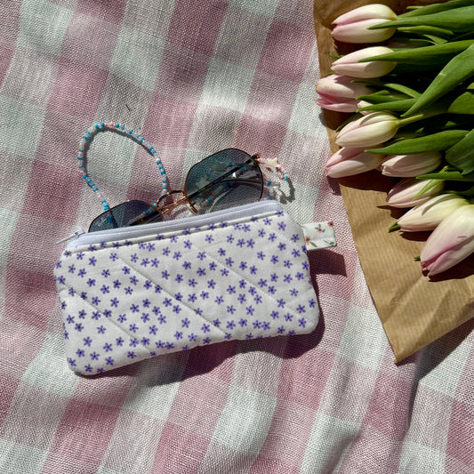 Little Purple Flowers 🪻 Glasses Pouch
