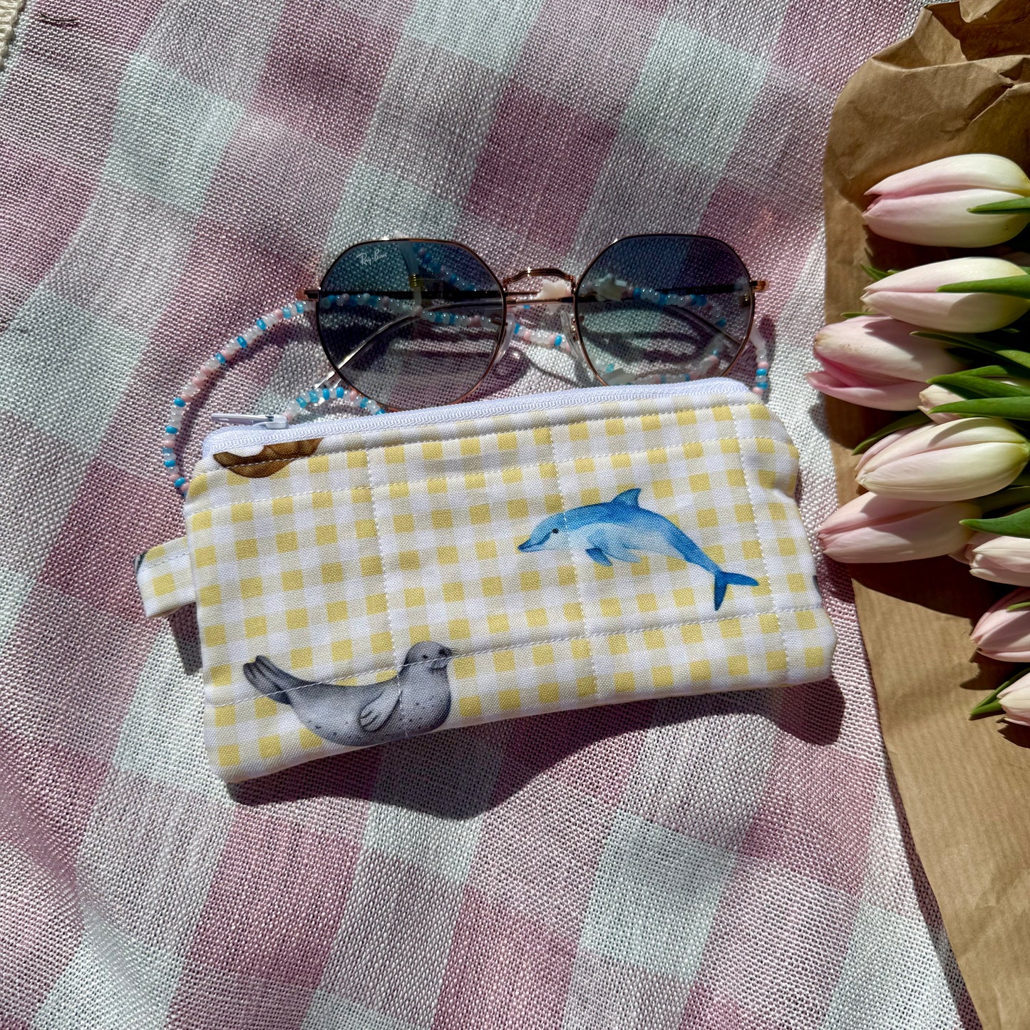 Monterey Animals 🦭 Glasses Pouch