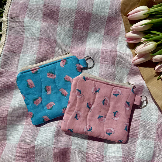 Strawberry Snails 🐌 Keychain Wallet