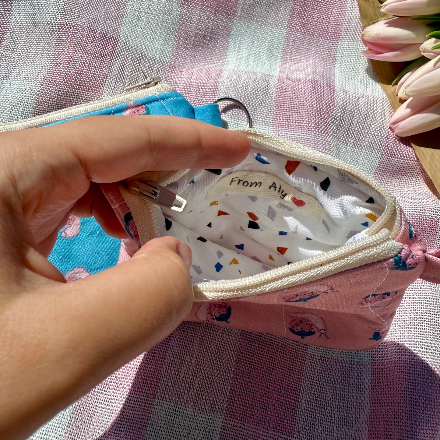 Strawberry Snails 🐌 Keychain Wallet