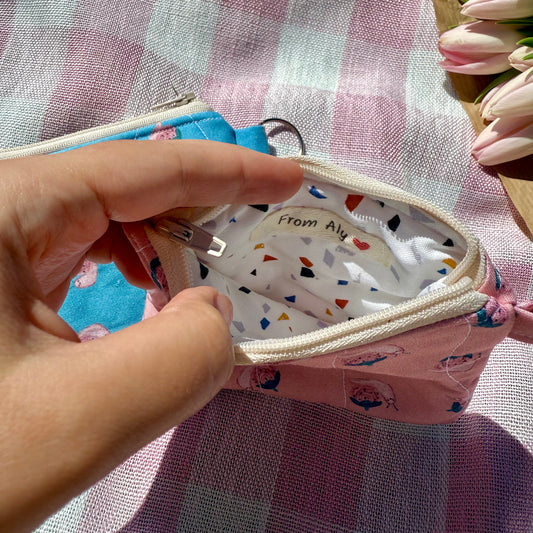 Strawberry Snails 🐌 Keychain Wallet