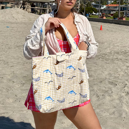 Monterey Bay Animals 🦦 Tote Bag