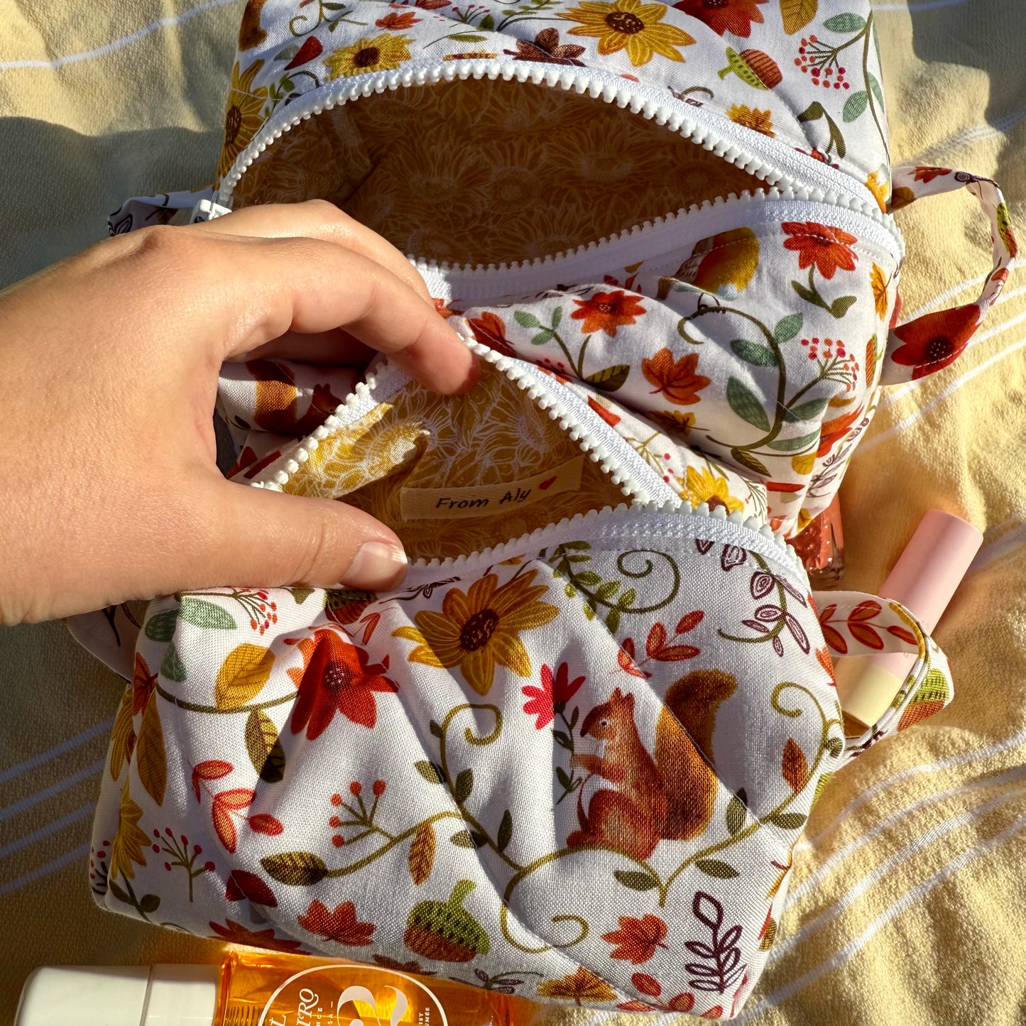 Fall Animals 🐿️ Carry-All Pouch