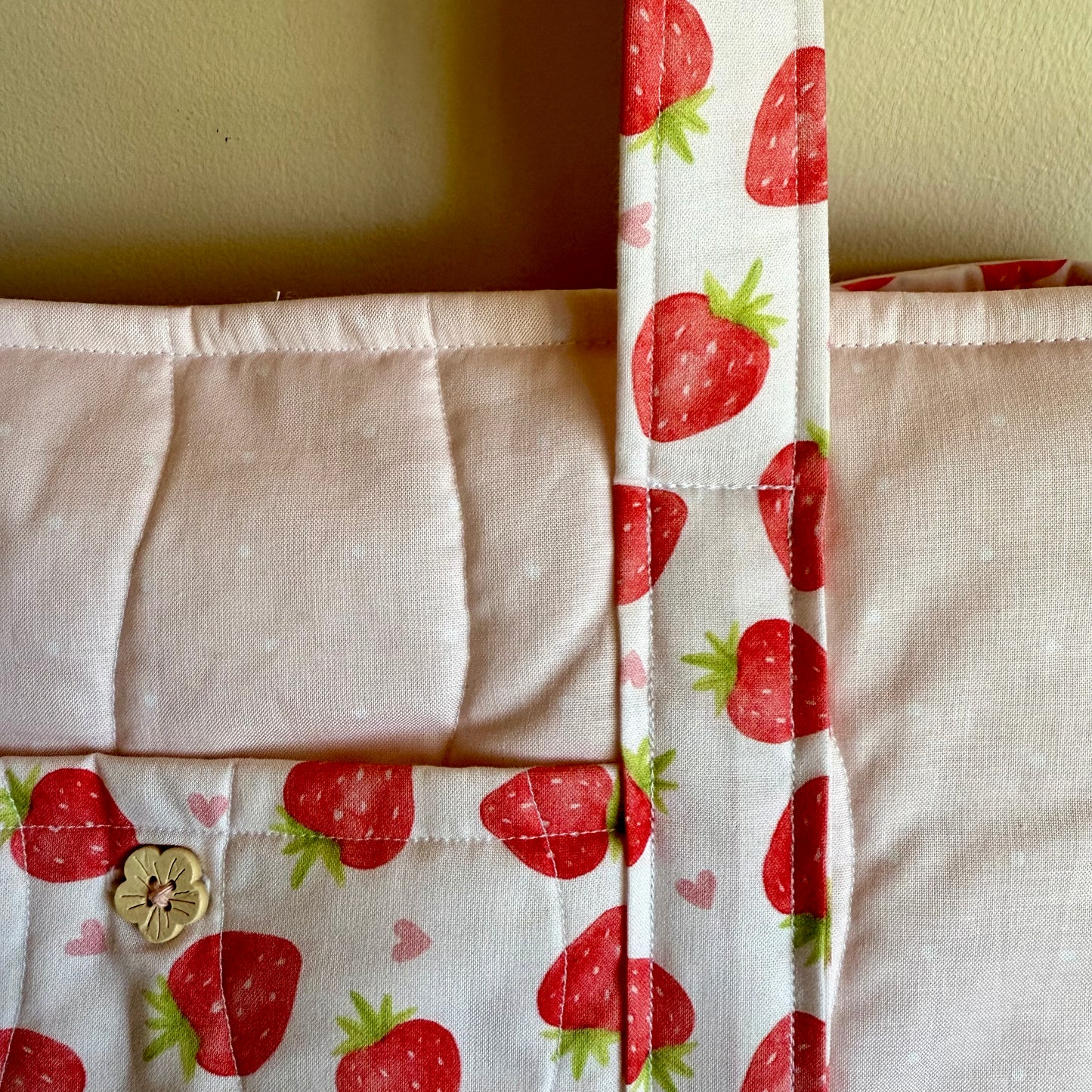 Strawberry Blush 🍓 Tote Bag