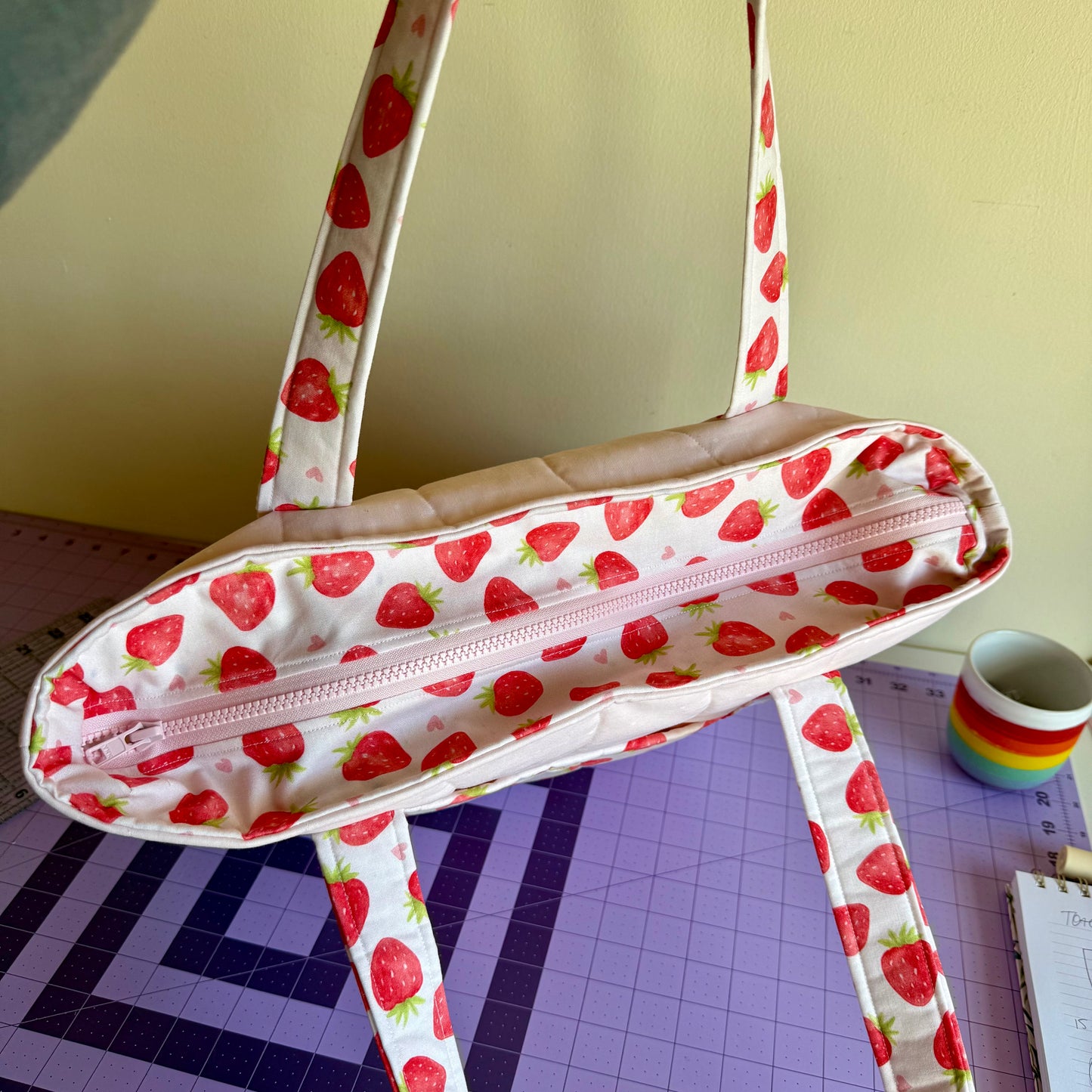 Strawberry Blush 🍓 Tote Bag