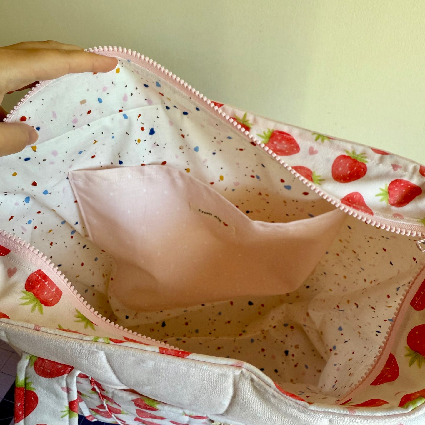 Strawberry Blush 🍓 Tote Bag