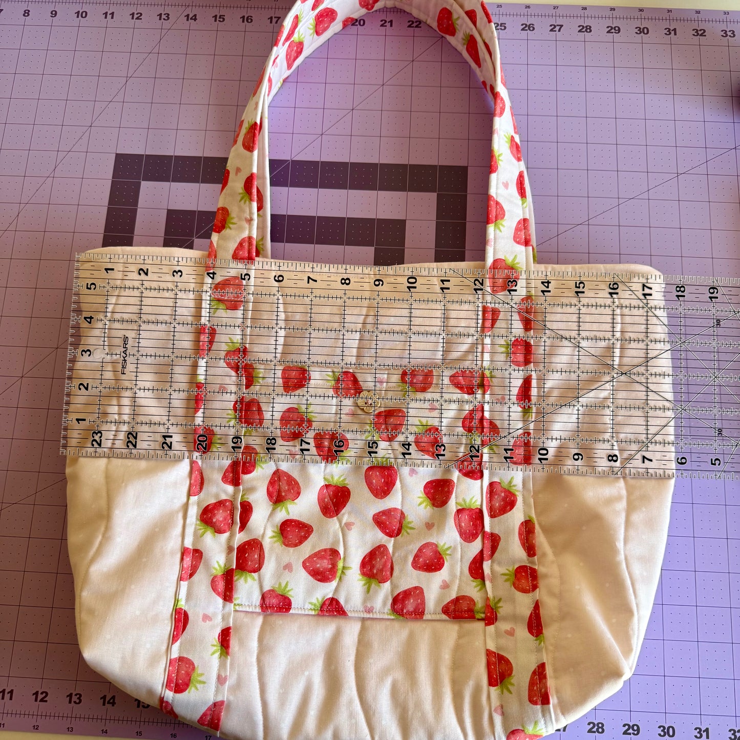 Strawberry Blush 🍓 Tote Bag