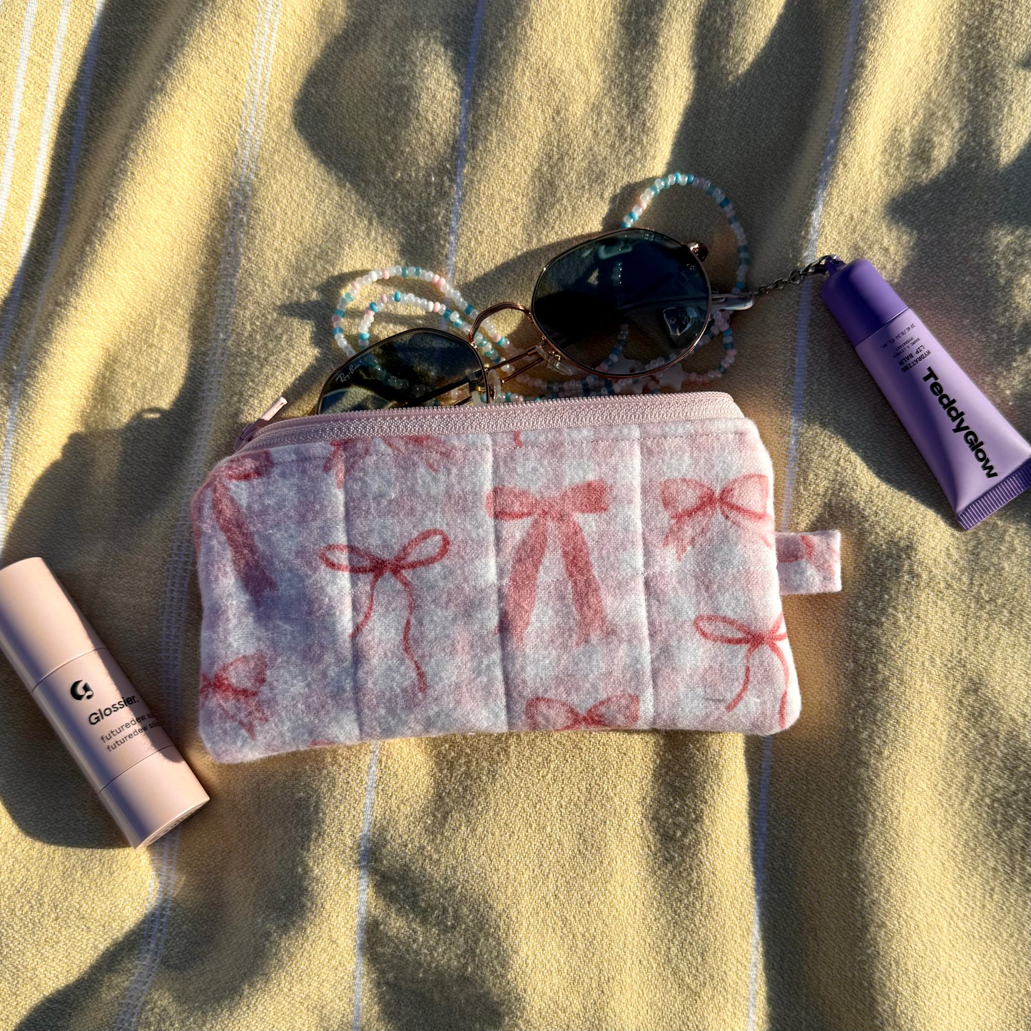 Pink on Pink on Pink! 🎀 Flannel Glasses Pouch