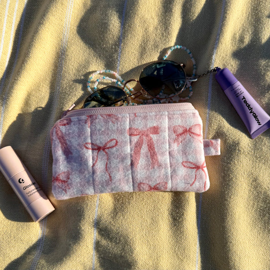 Pink on Pink on Pink! 🎀 Flannel Glasses Pouch