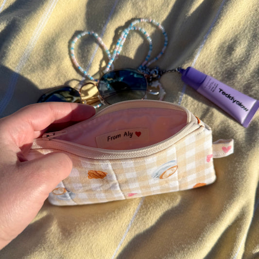 Breakfast in Paris 🥐 Glasses Pouch