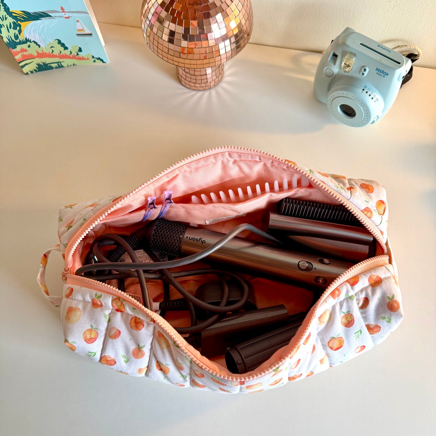 Peachy 🍑 Hair Tool Bag