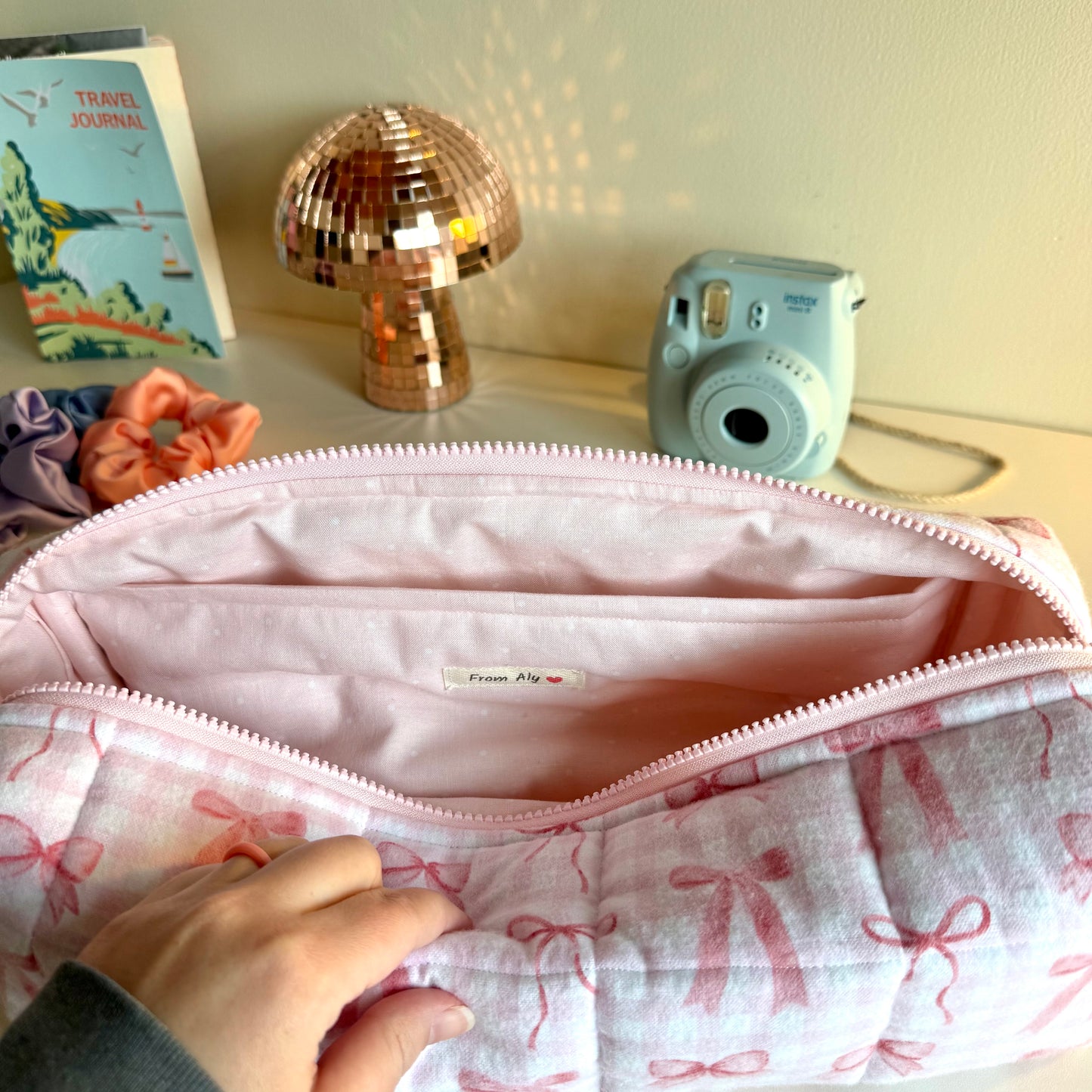 Pink on Pink on Pink! 🎀 Hair Tool Bag