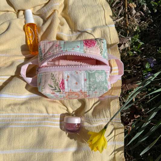 One of a Kind Patchwork 💖 Mini Carry-All Pouch