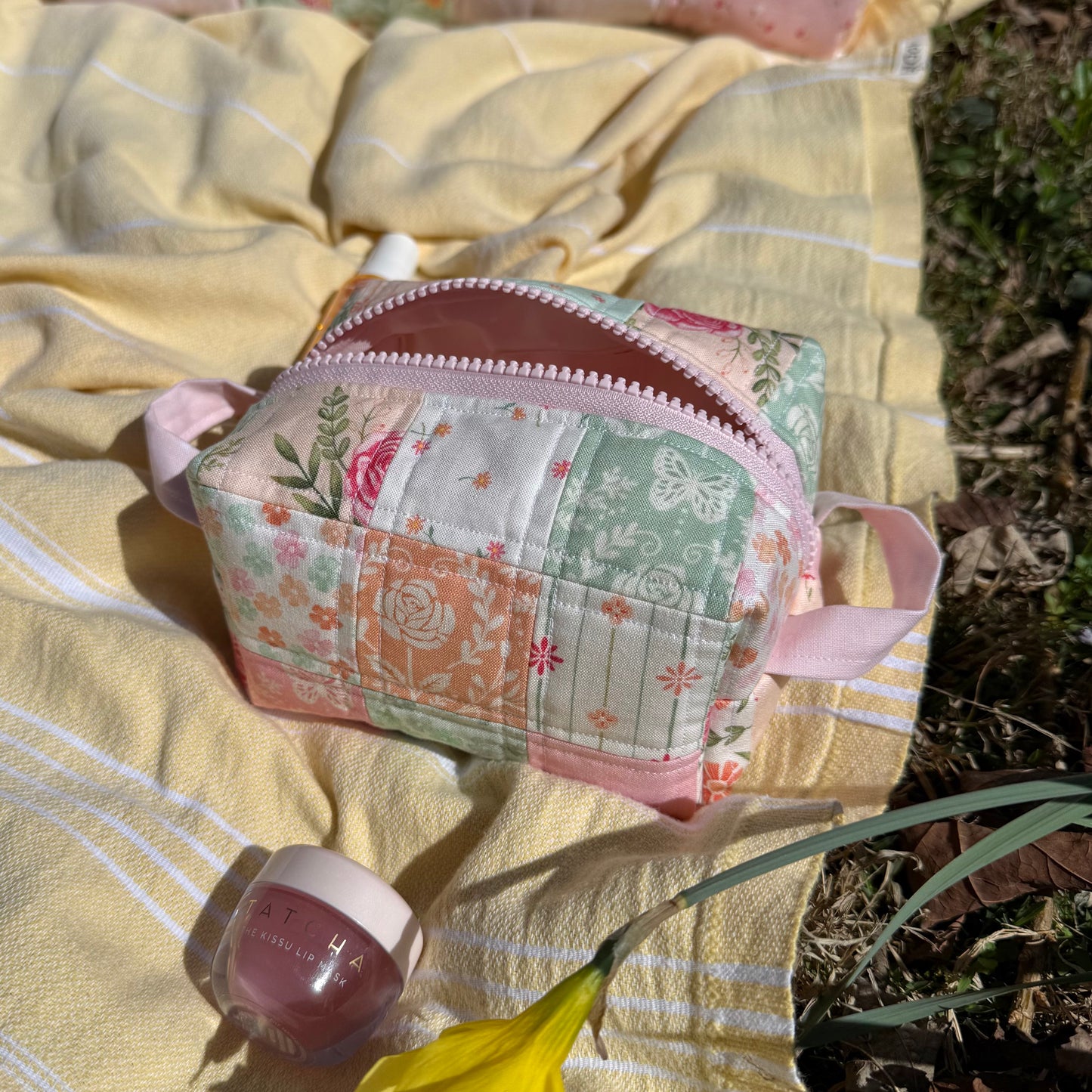 One of a Kind Patchwork 💖 Mini Carry-All Pouch