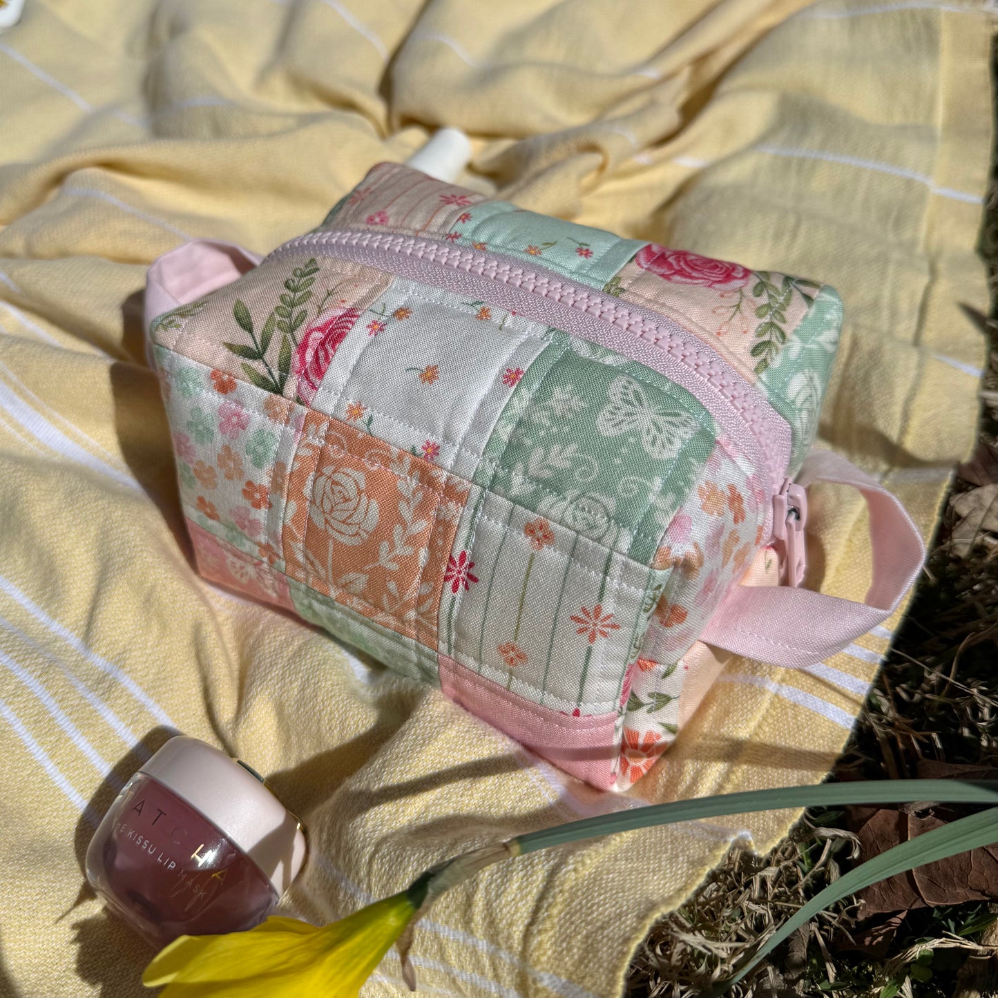 One of a Kind Patchwork 💖 Mini Carry-All Pouch