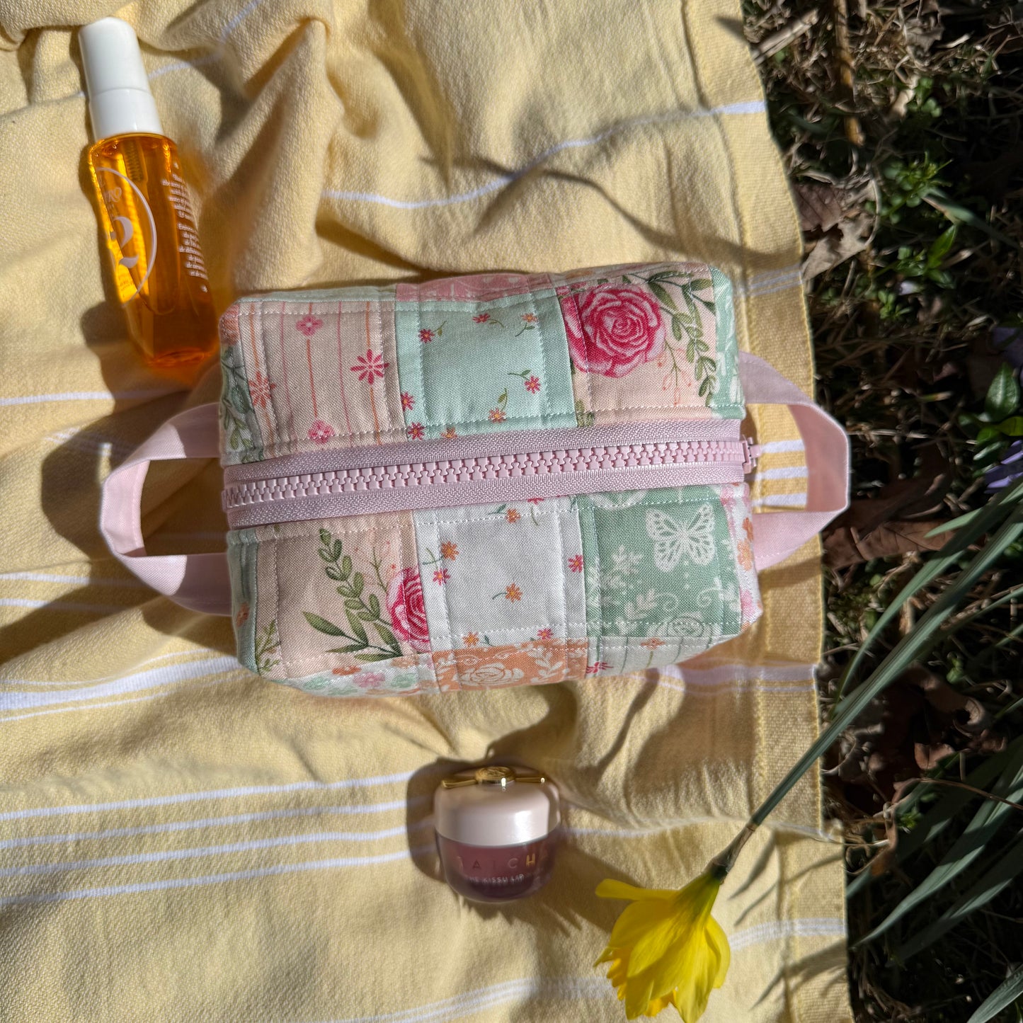 One of a Kind Patchwork 💖 Mini Carry-All Pouch