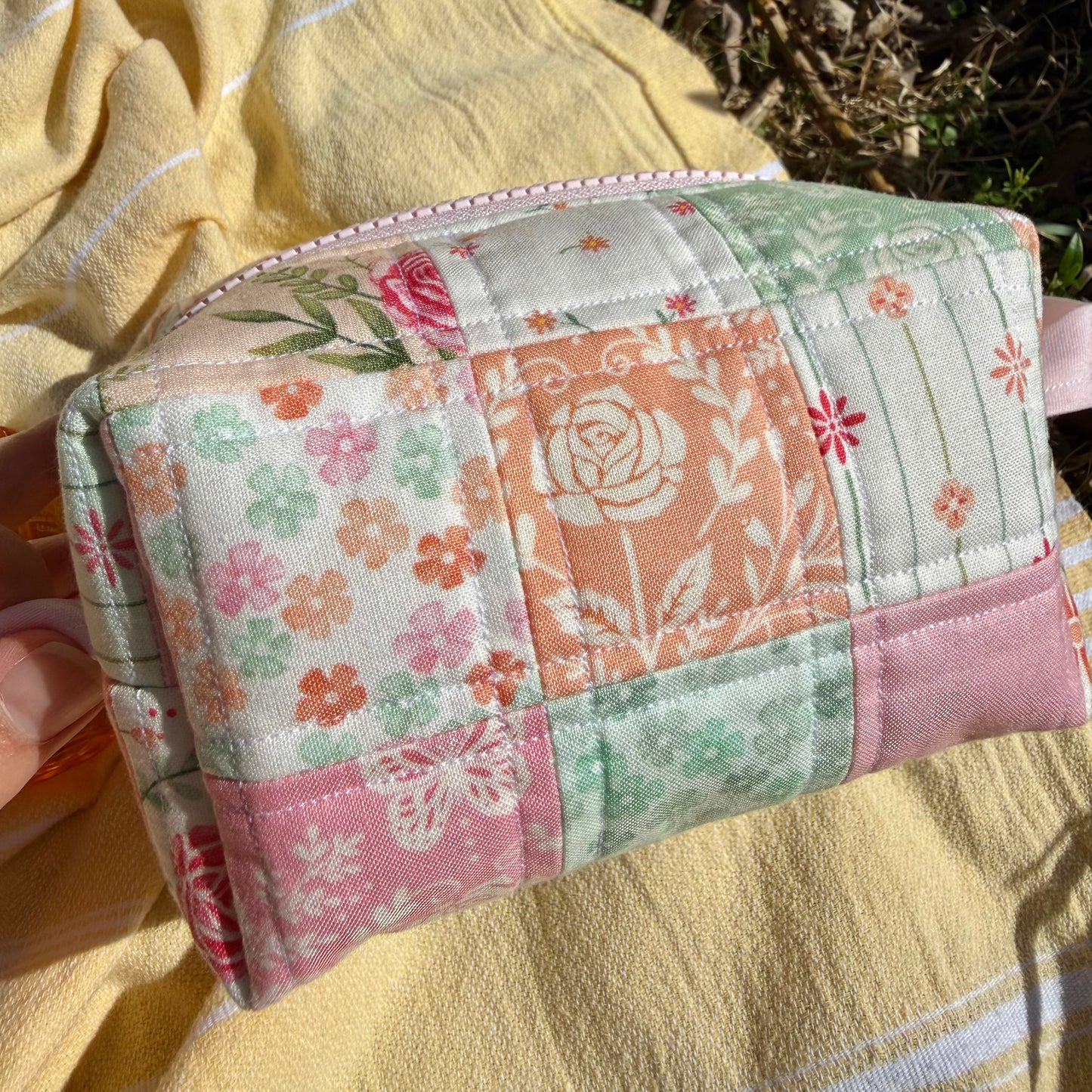 One of a Kind Patchwork 💖 Mini Carry-All Pouch