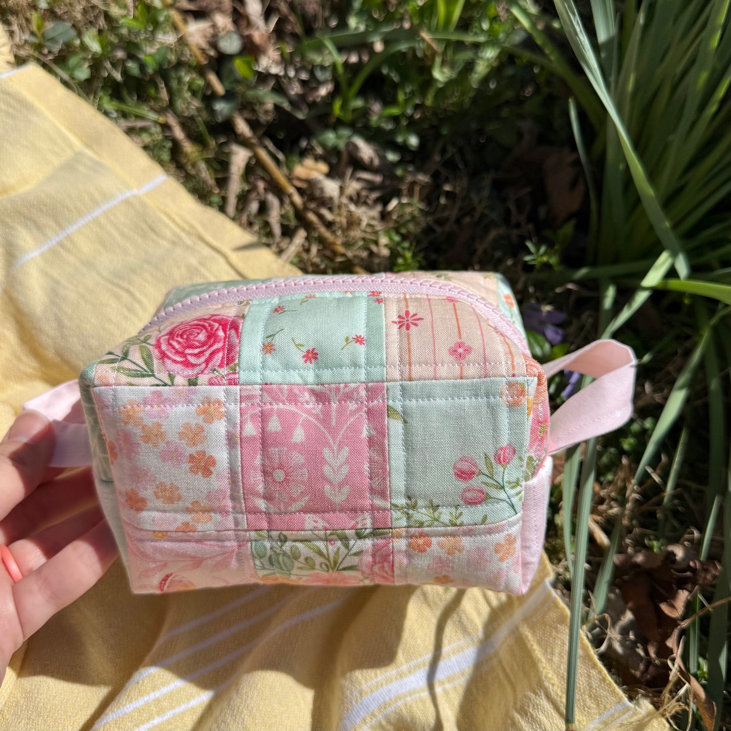 One of a Kind Patchwork 💖 Mini Carry-All Pouch