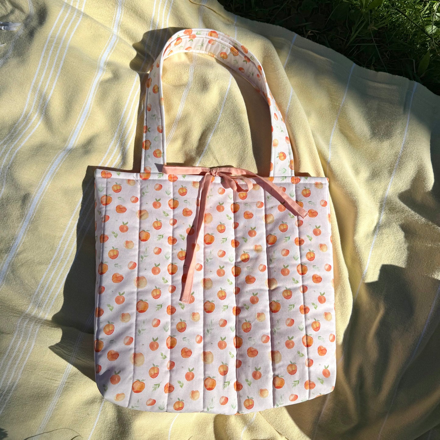 Peachy 🍑 Tote Bag