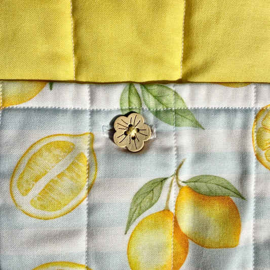 Summer Lemons 🍋 Large Tote Bag