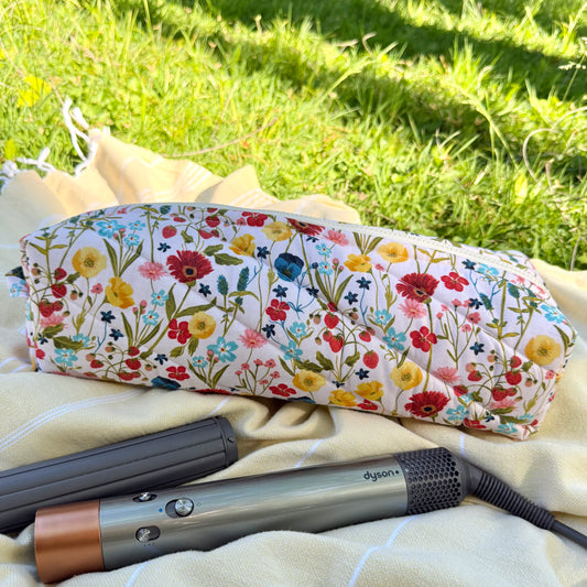 Dark Floral 🌻 Hair Tool Bag