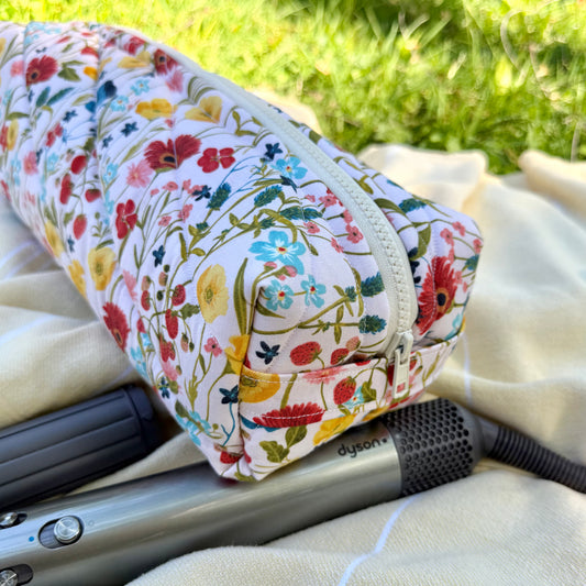 Dark Floral 🌻 Hair Tool Bag