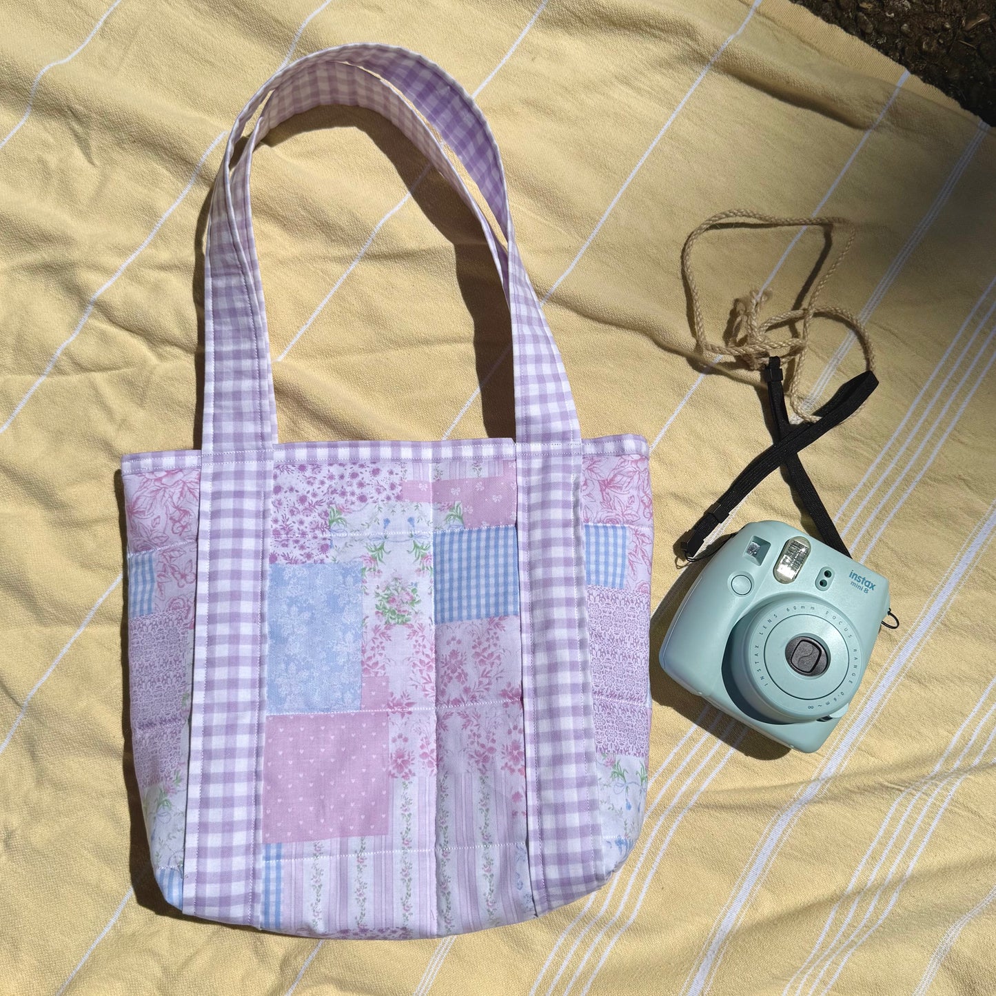 Cutesy Patchwork 🎀 Mini Tote Bag