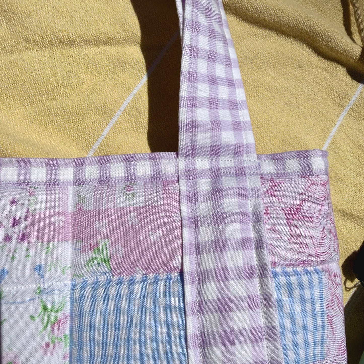 Cutesy Patchwork 🎀 Mini Tote Bag