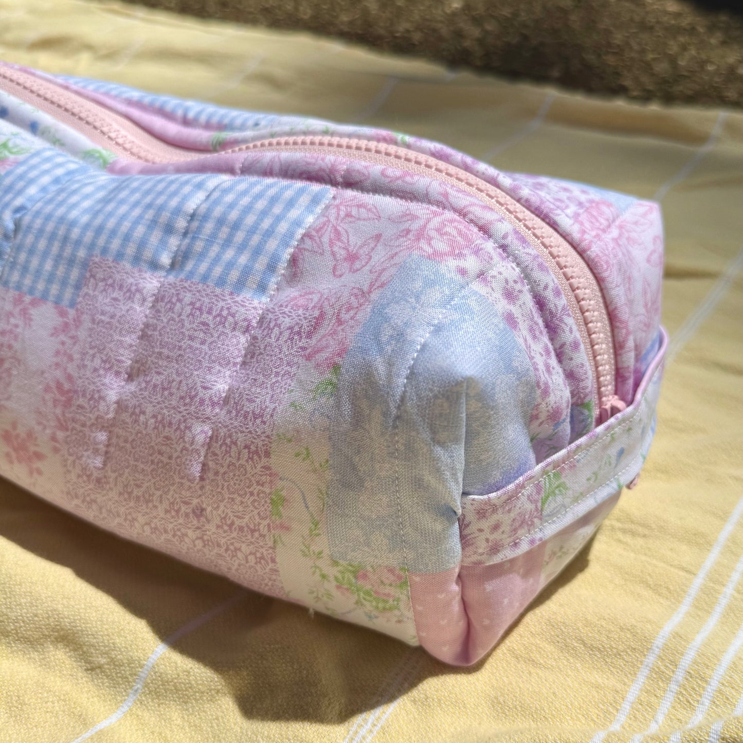 Cutesy Patchwork 🎀 Hair Tool Bag
