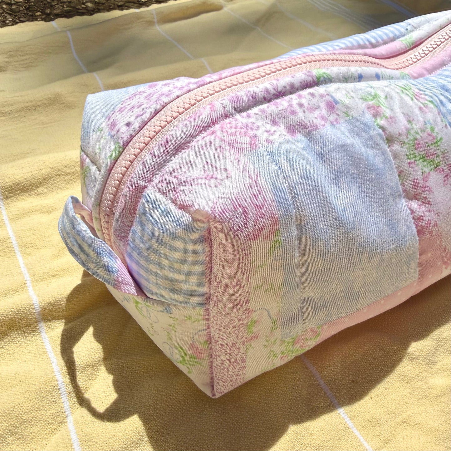Cutesy Patchwork 🎀 Hair Tool Bag