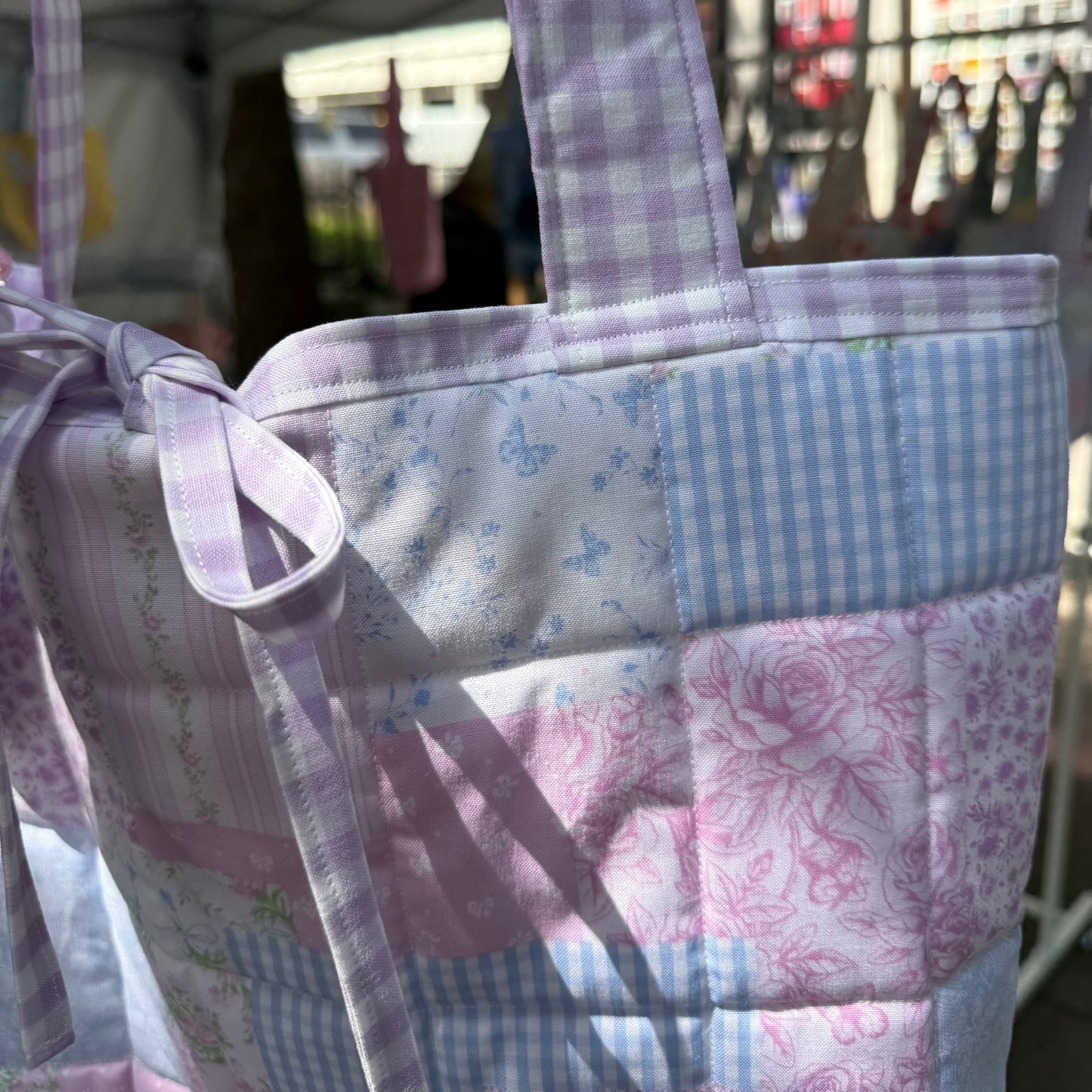 Dreamy Patchwork 🎀 Tote Bag