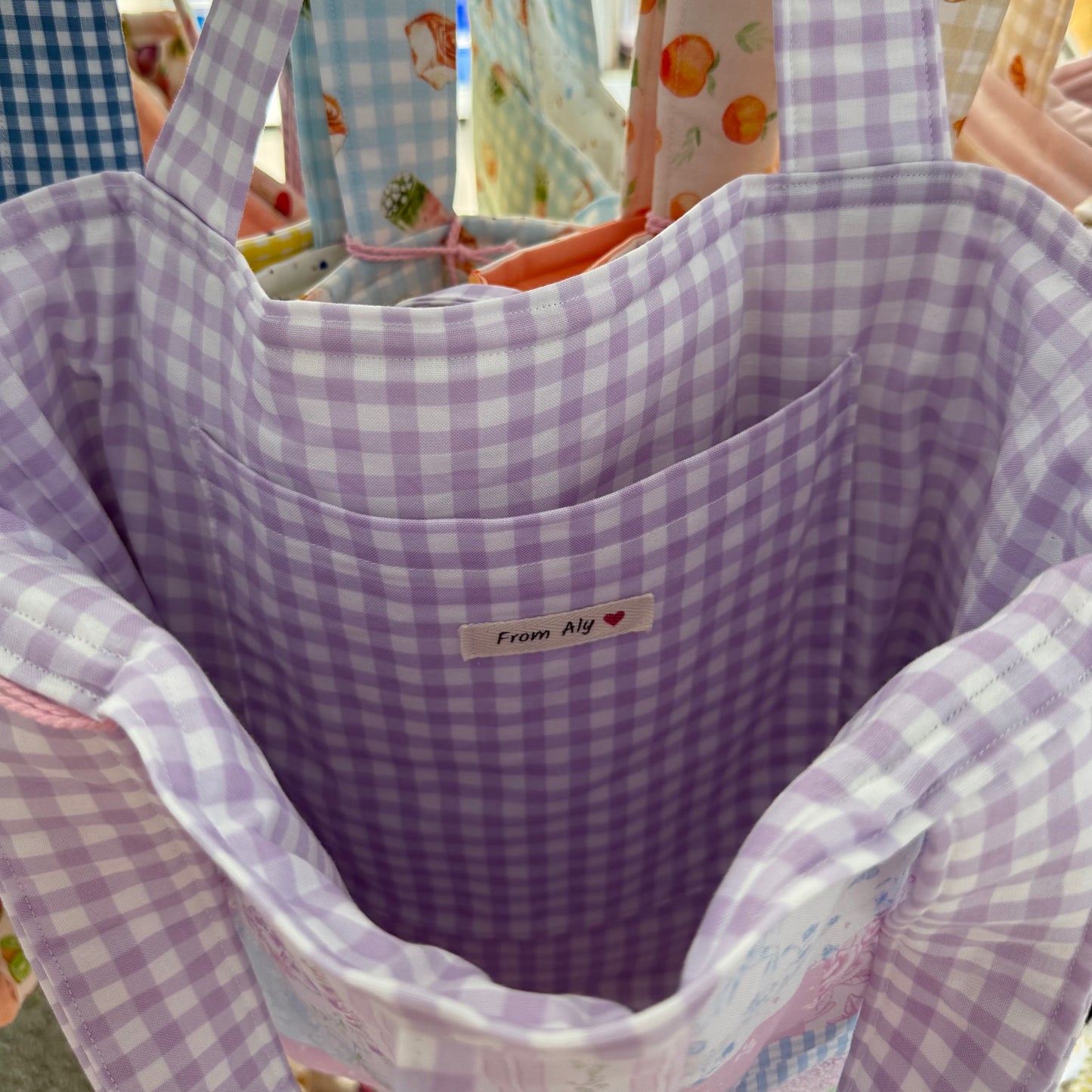 Dreamy Patchwork 🎀 Tote Bag
